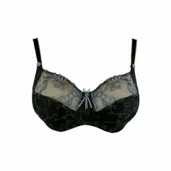 Pour Moi Black Imogen Rose Emb Balconette Bra -Pour Moi Shop unnamed file 610