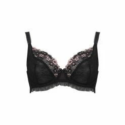 Pour Moi Black Gigi Plunge Non Padded Bra -Pour Moi Shop unnamed file 682