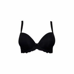 Pour Moi Black Forever Fiore Plunge Push Up T Shirt Bra -Pour Moi Shop unnamed file 705