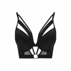 Pour Moi Black Obsessed Push Up Padded Longline Bra -Pour Moi Shop unnamed file 725