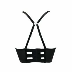 Pour Moi Black Obsessed Push Up Padded Longline Bra -Pour Moi Shop unnamed file 726