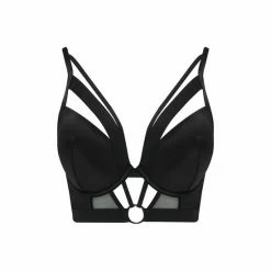 Pour Moi Black Obsessed Push Up Padded Longline Bra -Pour Moi Shop unnamed file 727