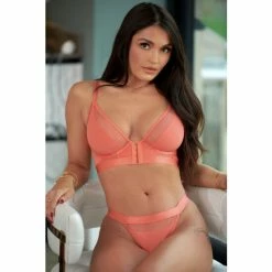 Pour Moi Orange India Front Fastening Underwired Bralette -Pour Moi Shop unnamed file 735