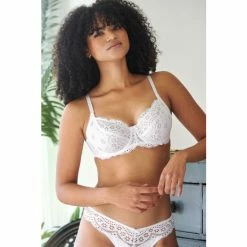 Pour Moi White Swoon Underwired Bra