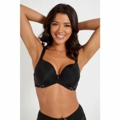 Pour Moi Black Sofia Padded T-Shirt Bra