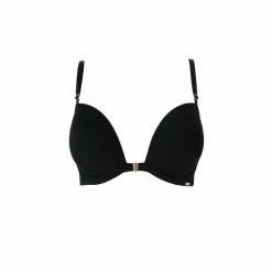 Pour Moi Black India Sheer And Opaque Push Up T Shirt Bra -Pour Moi Shop unnamed file 748