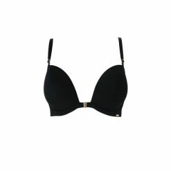 Pour Moi Black India Sheer And Opaque Push Up T Shirt Bra -Pour Moi Shop unnamed file 750