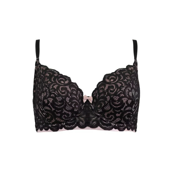Pour Moi Black Romance Full Cup Underwired Bra 4 Pour Moi Black Romance Full Cup Underwired Bra - Image 4