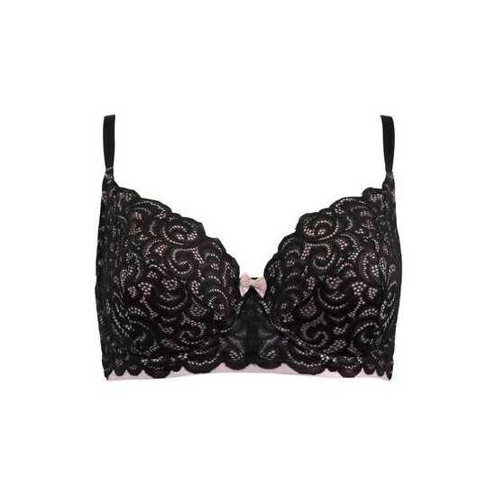 Pour Moi Black Romance Full Cup Underwired Bra 6 Pour Moi Black Romance Full Cup Underwired Bra - Image 6