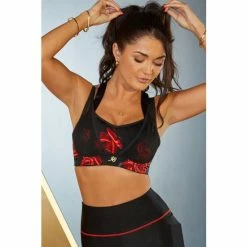 Pour Moi Black Energy Infinite Double Strap Light Padded Convertible Sports Bra