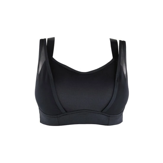 Pour Moi Black Medium Support Energy Infinite Double Strap Sports Bra 3 Pour Moi Black Medium Support Energy Infinite Double Strap Sports Bra - Image 3