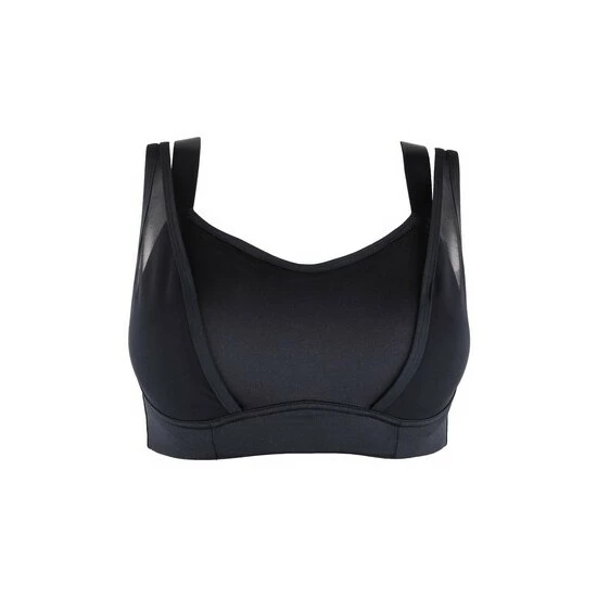 Pour Moi Black Medium Support Energy Infinite Double Strap Sports Bra 5 Pour Moi Black Medium Support Energy Infinite Double Strap Sports Bra - Image 5