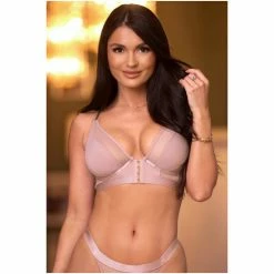 Pour Moi Pink India Front Fastening Underwired Bralette