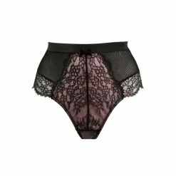 Pour Moi Black Dark Romance Deep Lace Up Brief -Pour Moi Shop unnamed file 859