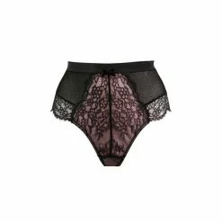 Pour Moi Black Dark Romance Deep Lace Up Brief -Pour Moi Shop unnamed file 861