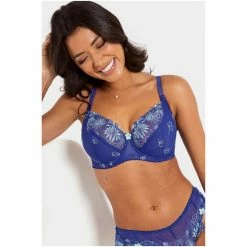 Pour Moi Cream Fuller Cup St Tropez Peach/Mulberry Full Cup Bra -Pour Moi Shop unnamed file 87