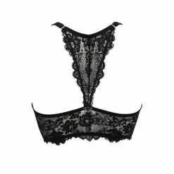 Pour Moi Black India Eyelash Lace Front Fastening Non Wired Bralette -Pour Moi Shop unnamed file 9
