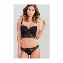 Pour Moi White Rebel Brazilian Lace Brief