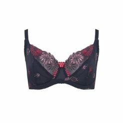 Pour Moi Cream Fuller Cup St Tropez Peach/Mulberry Full Cup Bra -Pour Moi Shop unnamed file 91