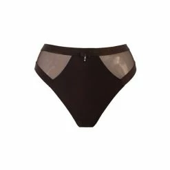 Pour Moi Black High Leg Viva Luxe High Leg Brief -Pour Moi Shop unnamed file 954