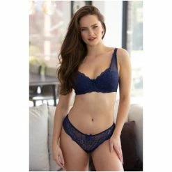 Pour Moi Black Flora Lace Brazilian Brief Knickers -Pour Moi Shop unnamed file 968